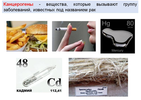 Канцерогены и их воздействие на организм человека: