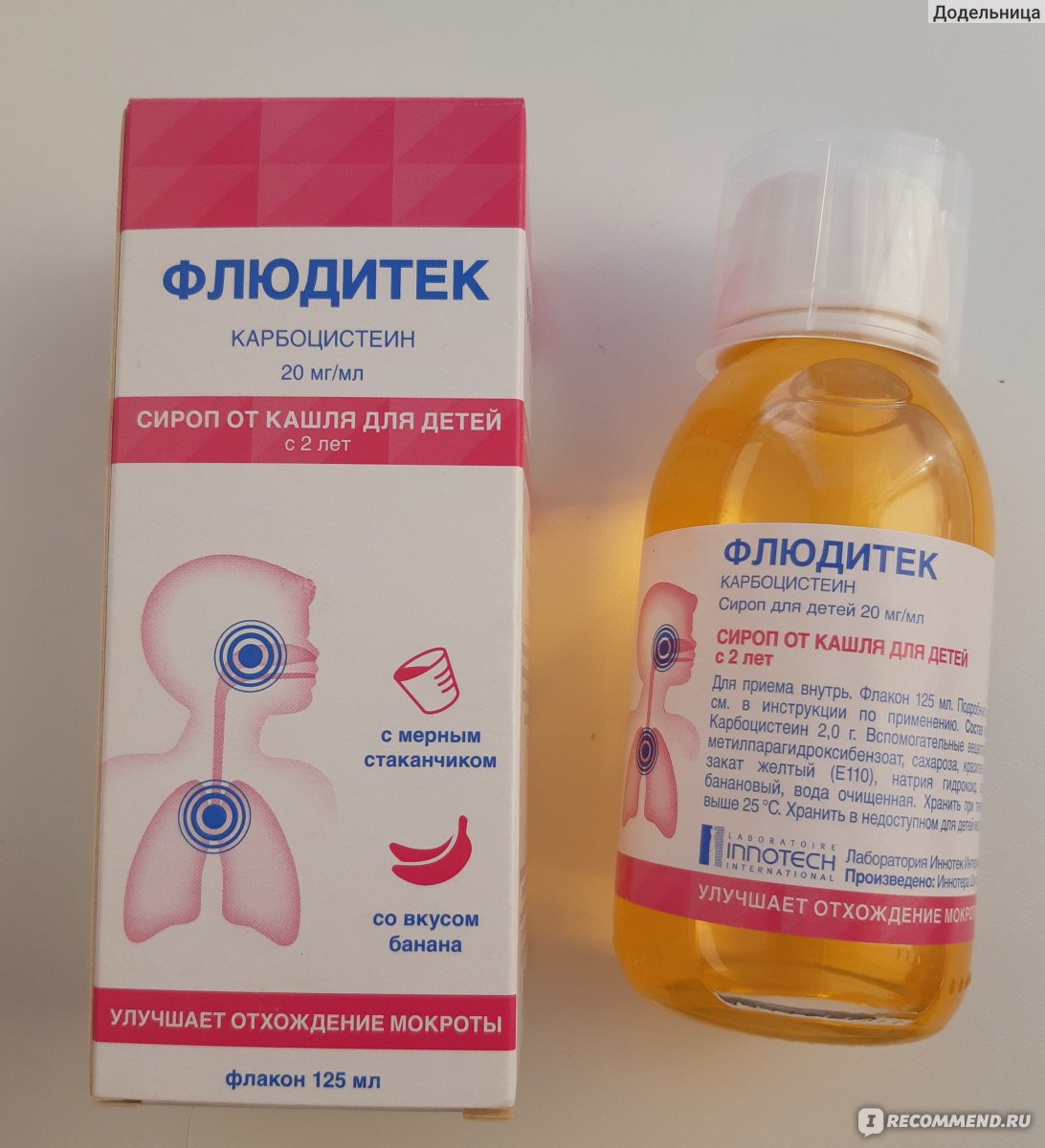 Отзывы о Флюдитеке для детей